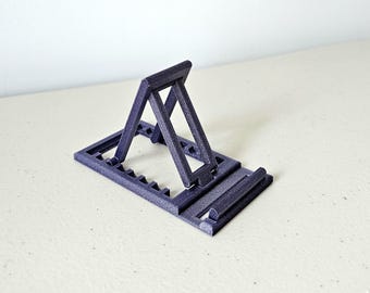 Adjustable folding travel phone stand | Portable | Ultra slim | Universal | 3D printed