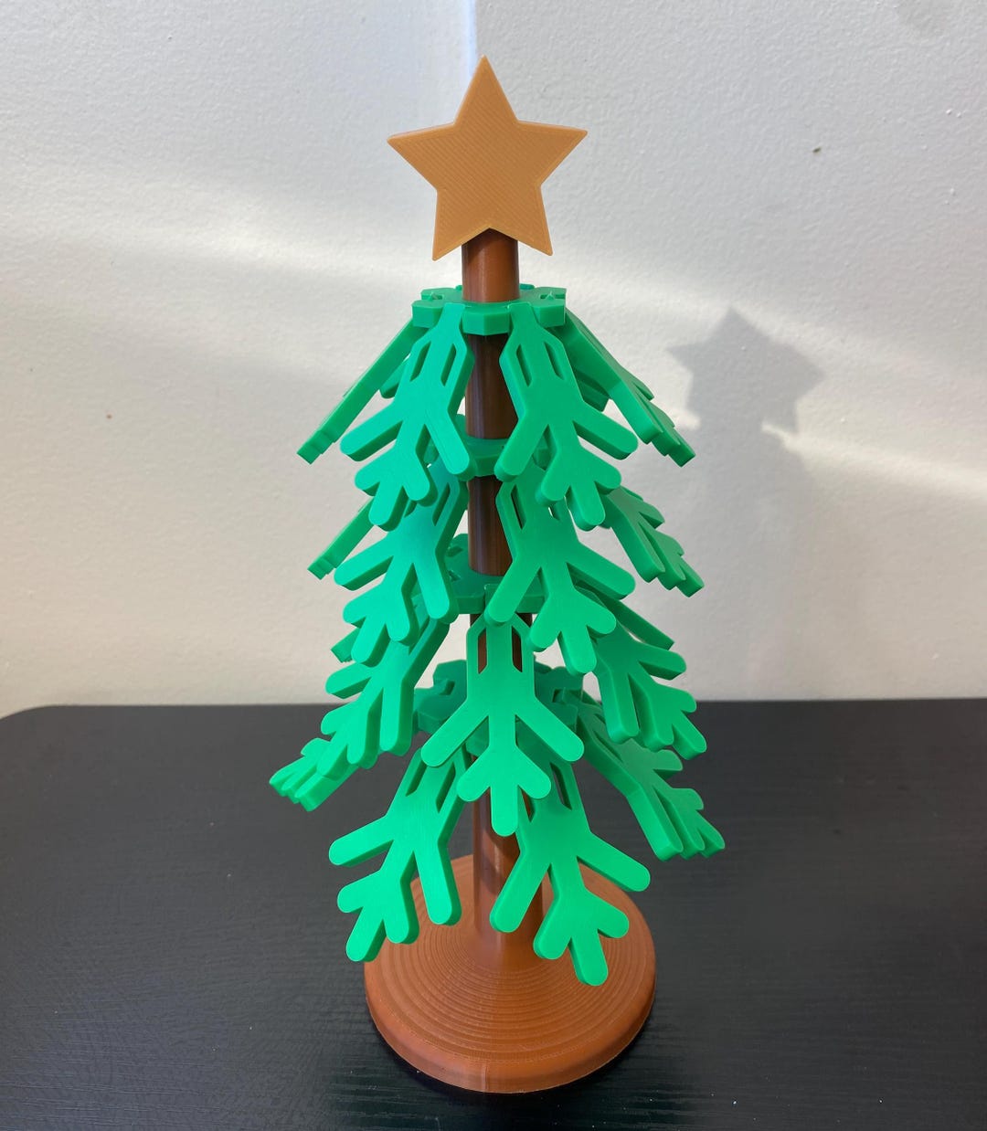 Festive Fun 3d Printed Christmas Tree With Coaster Surprise Etsy