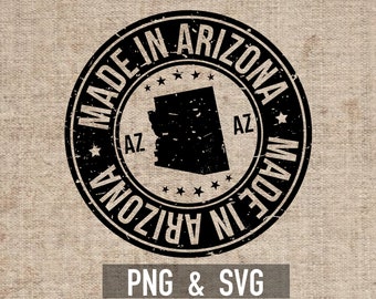 Hecho en Arizona PNG + SVG - Descarga digital