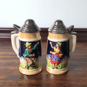 German Beer Stein Salt & Pepper Shakers