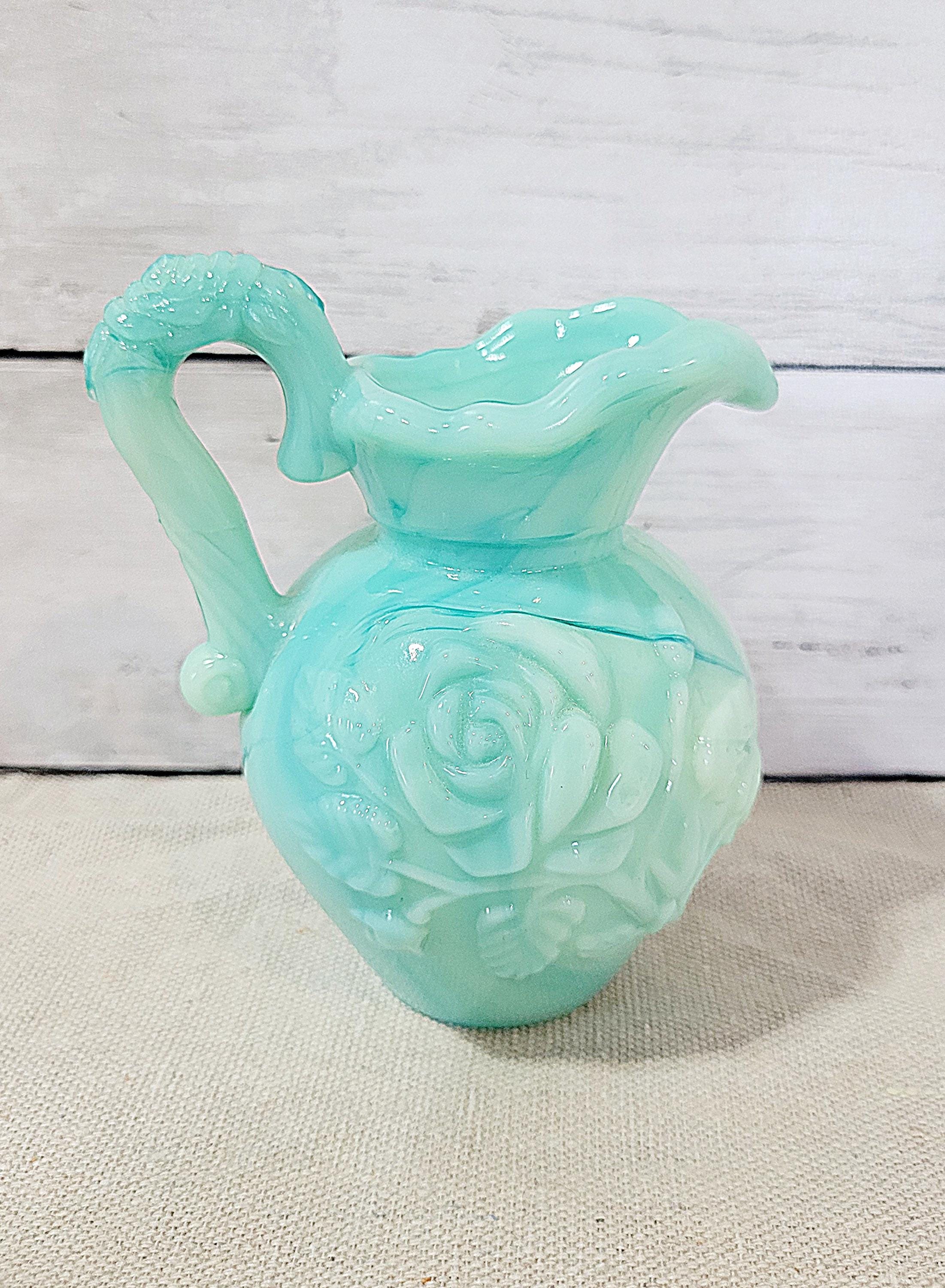 1970 Avon Blue Milk Glass - Etsy