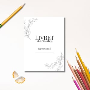 Libro de actividades para niños - Plantilla Canva