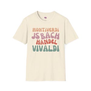 Baroque Composers Graphic Unisex Softstyle T-Shirt - FREE SHIPPING