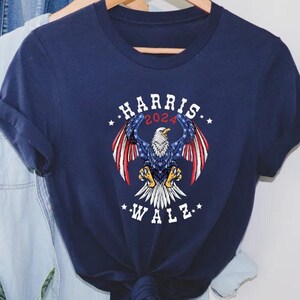 Harris Walz Shirt, Harris Walz 2024 T-Shirt, Kamala Democrat Voting Tee, Vice President, Democrat Shirt, Vote Blue, Liberal Feminist Shirt