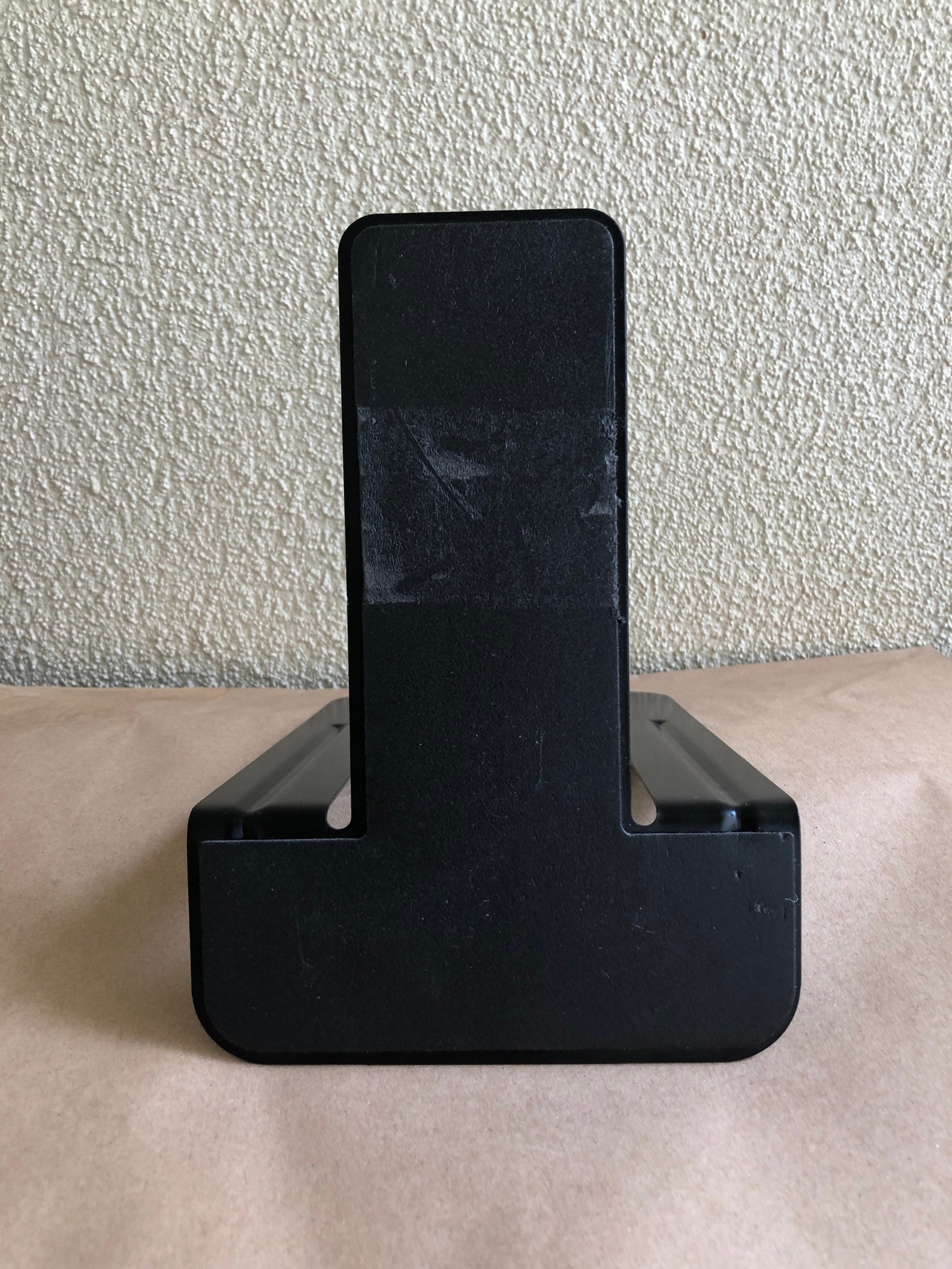One Tall Bookend Large black metal bookend Industrial Etsy