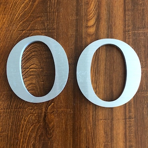 architectural salvaged aluminum letters or numbers