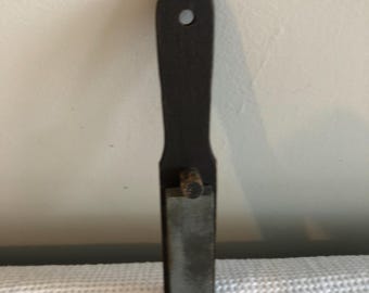Vintage, antique Wood Knife Sharpener
