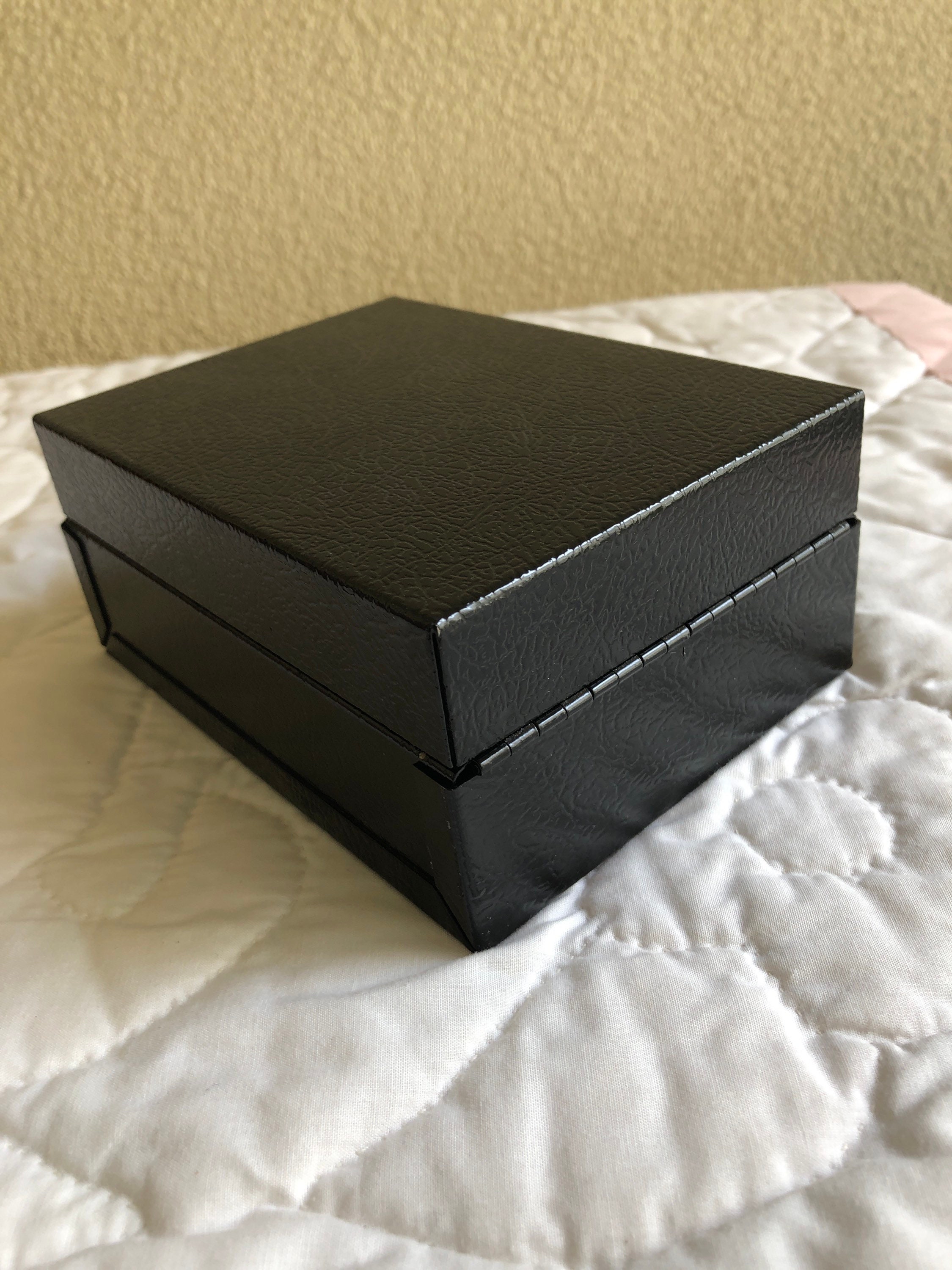 Vintage metal file box metal card box trinket box Etsy