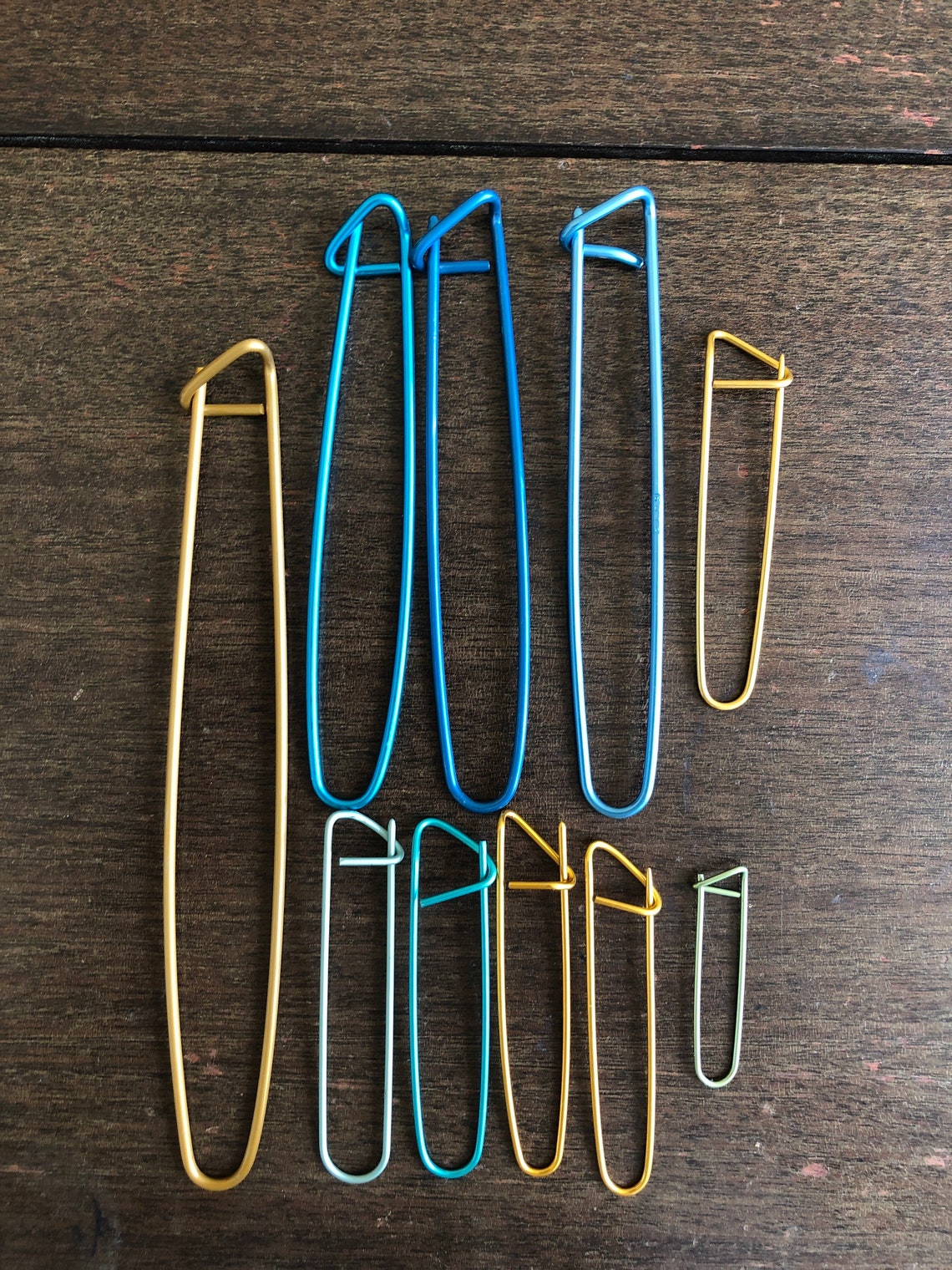 Set of 10 knitting holders crocheting stitch holders knit Etsy