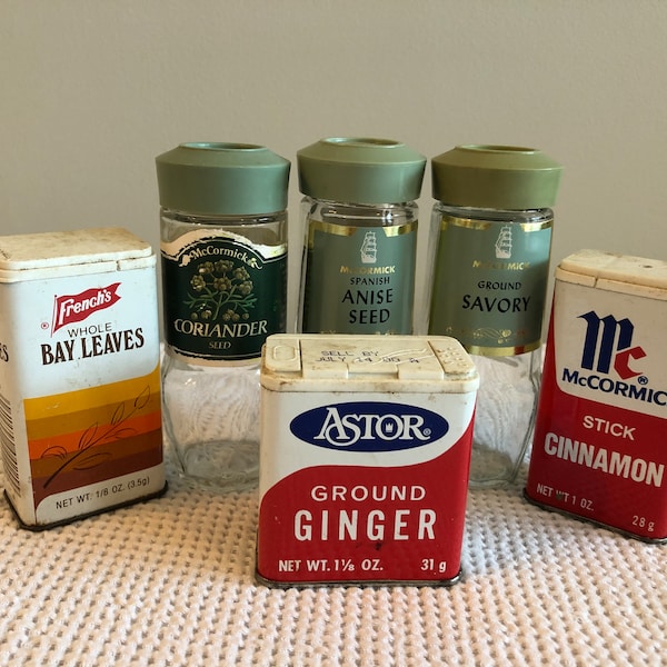 Mccormick Spice Jars Etsy