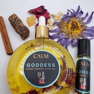 Kyphi Perfume Oil - Lotus Absolute, Resin, Crushed Herbs