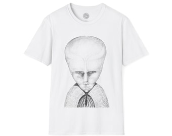 Camiseta Lam Entity / Camiseta gráfica alienígena de Aleister Crowley / Ropa de misticismo oculto / Camiseta de conocimiento esotérico