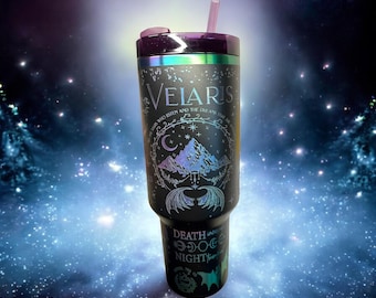 ACOTAR Tumbler Wrap, A Court of Thorns and Roses, Engraving Digital File ONLY, 20-40 Ounces.