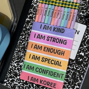 Custom Pencils, Personalized Pencils, Teacher Appreciation, Back to School, Birthday, Teachers gift, Free Shipping, Pastel Pencils