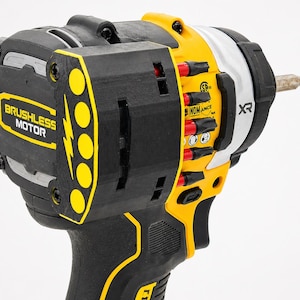 DrillPod™ Magnetic Bit Holder for DEWALT DCF860B | 5 Bit Side Mount Organizer | Impact Driver Accessory | 20V MAX XR Tool Add-On