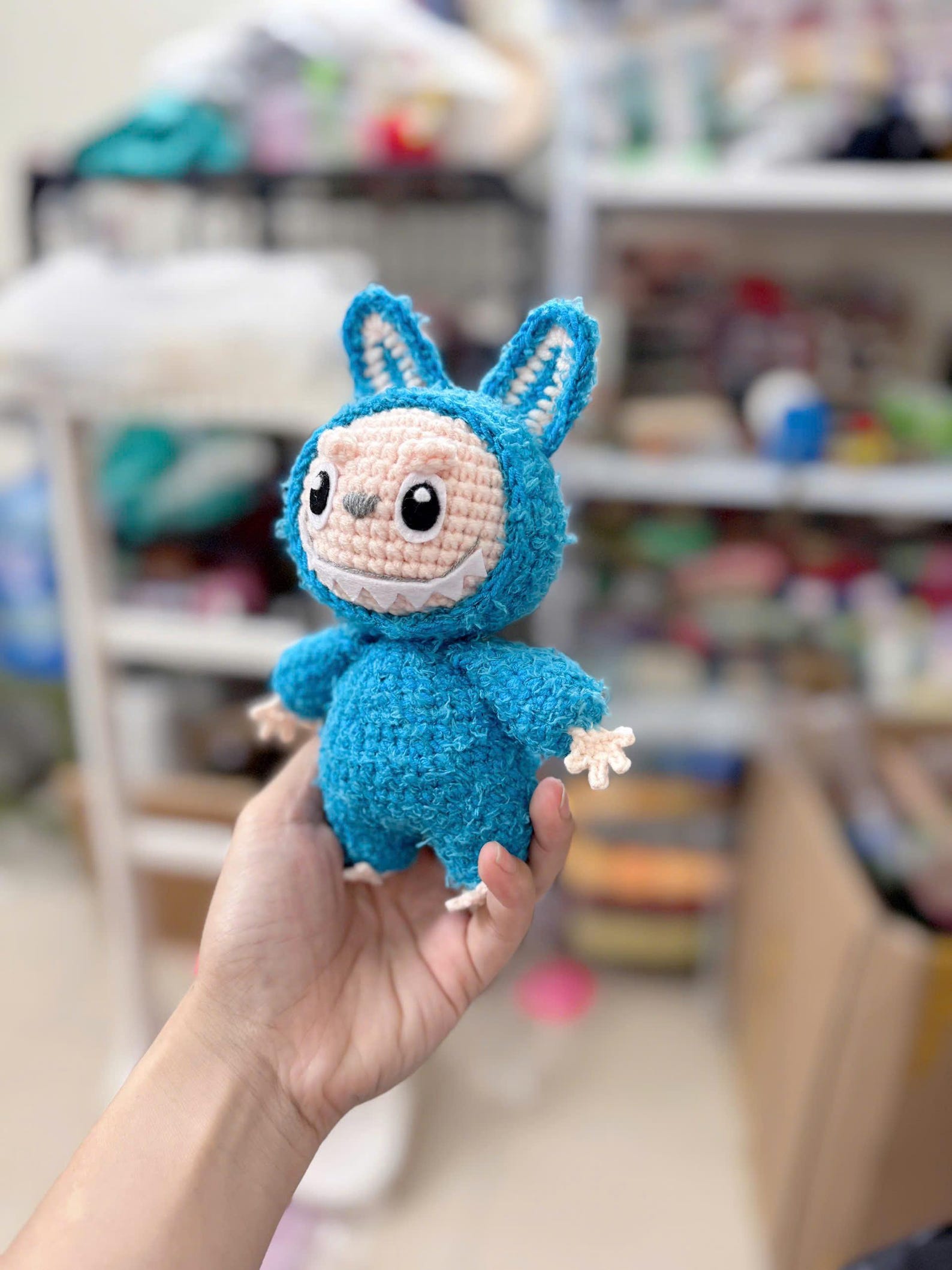 Puppenkleidung Für Labubu 17cm - 2-teiliges Set Mit Rock & Haarschmuck Schwarz-Weiß