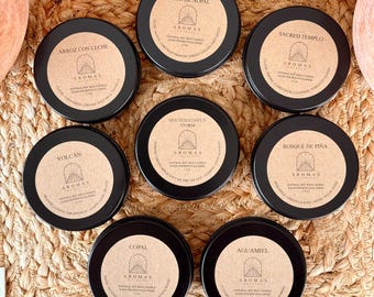 Discovery Candle Set, Hand Poured Natural Soy Wax Candles, Mexican Home Fragrance Gift