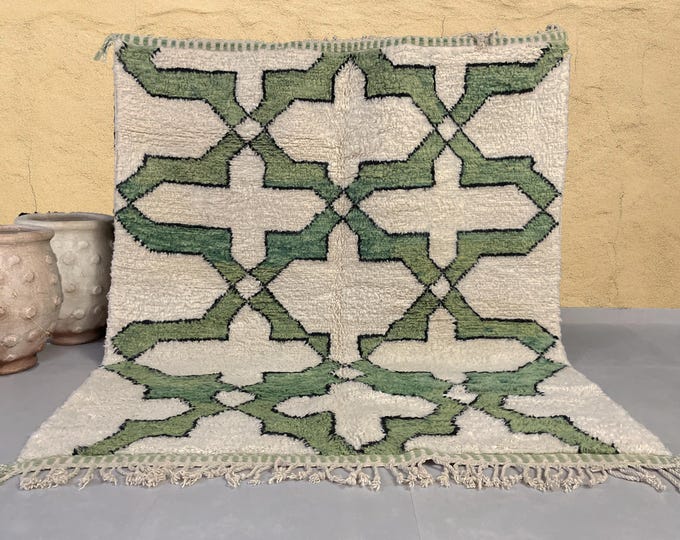 Beni ourain Custom Moroccan rug - Berber Beni ourain rug - Wool area rug - Handmade rug - Moroccan area rug - Morocco rug - tufted rug