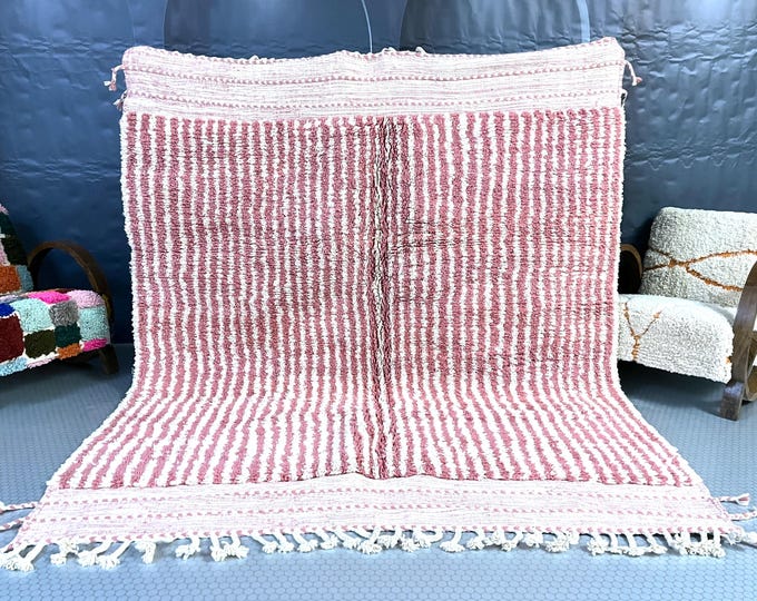 Moroccan Berber rug - Beni ourain rug - all wool berber rug - Custom area rug - handmade rug - Genuine lamb wool - Berber wool rug - area