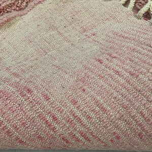 Viral Coquette Pink Rug | Soft Moroccan Berber Carpet | Beni Mrirt Style Handmade Wool Rug | Aesthetic Boho Decor Must-Have - Pink Beni Rug image 8