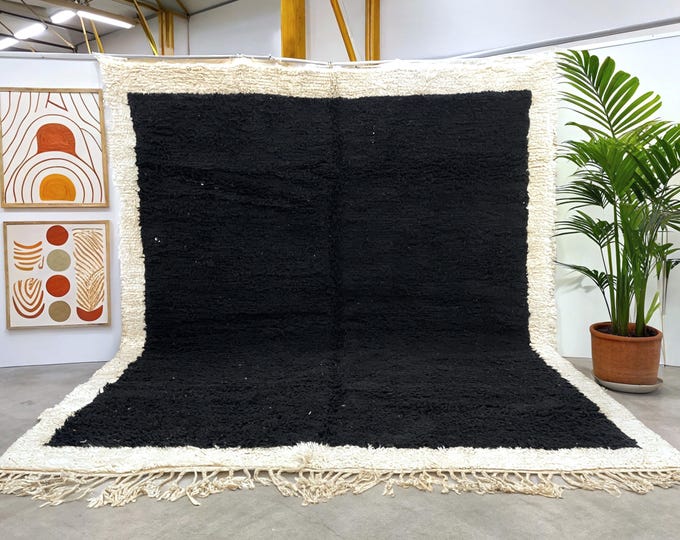 Moroccan Berber rug - Beni ourain rug - all wool berber rug - Custom area rug - handmade rug - Genuine lamb wool - Berber wool rug