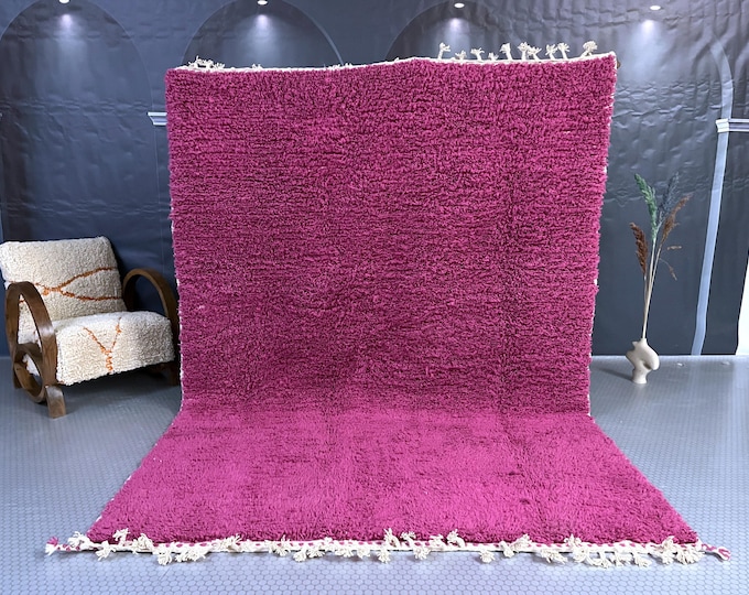 Moroccan rug . Handmade Berber rug - Custom area rug - wool rug - Beni ourain rug - Living room rug - Moroccan shag rug Contemporary