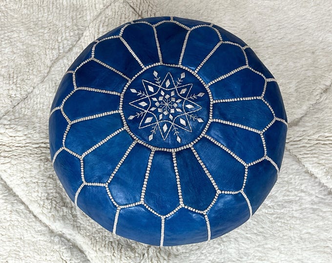 Handmade moroccan pouf atouch of tradition