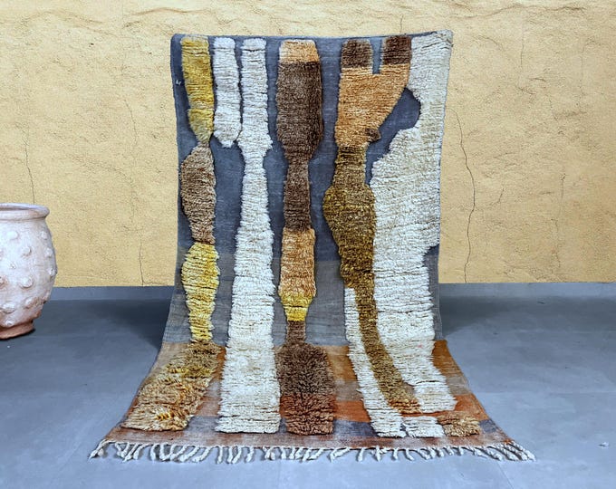 Fabulous Moroccan Diamond Area Rug - Authentic Moroccan Rug- Custom Beni Ourain rug- Beni Rug- Large Moroccan Rug- Rug- Custom rug