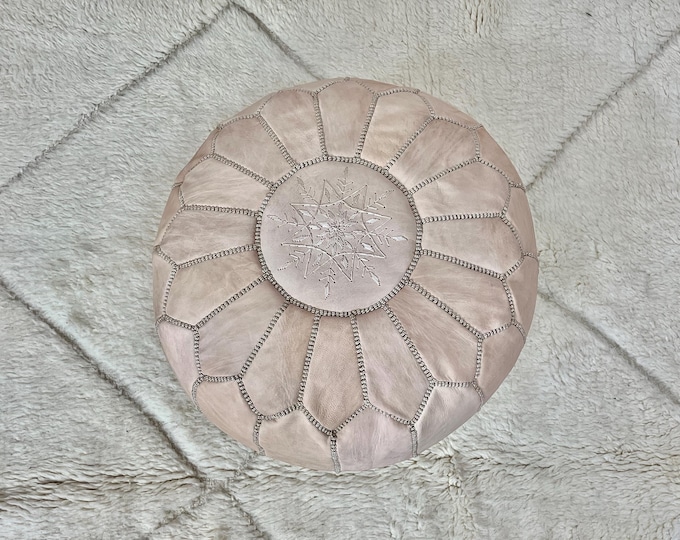 raditional Moroccan pouf, elegant and made from high-quality, non-leather materials – a beautiful and comfortable touch for your home