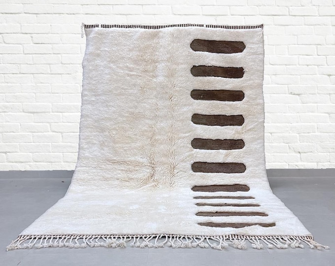 All sizes Beni ourain rug, Authentic custom Moroccan rug, Berber carpet, Genuine Wool rug