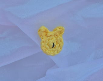 Crochet Rabbit Pattern - small appliqué, rabbit only