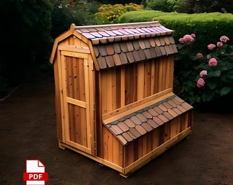DIY Chicken Coop Nesting Box Woodworking Plans (Digital Download)