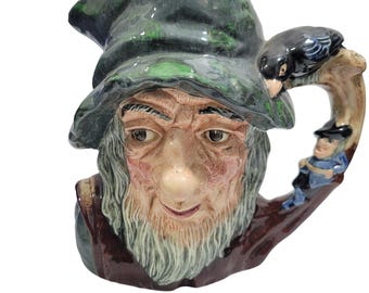 Royal Doulton Rip Van Winkle Vintage Jug Toby Mug  Approx. 7.2&quot; x 7&quot;  8824-1TClo