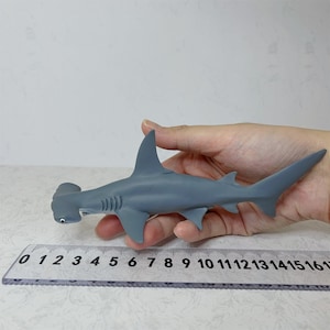 Handmade Resin Hammerhead Shark Figurine | Miniature Shark Toy  Ocean Life Collectible  Unique Marine Decor | Perfect Gift for Shark Lovers
