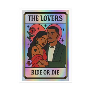 The Lovers Ride or Die-tarotpokerkaart | Divine Deck voor Soulmate Energy, Twin Flame Vibes en Baddie Love Spells