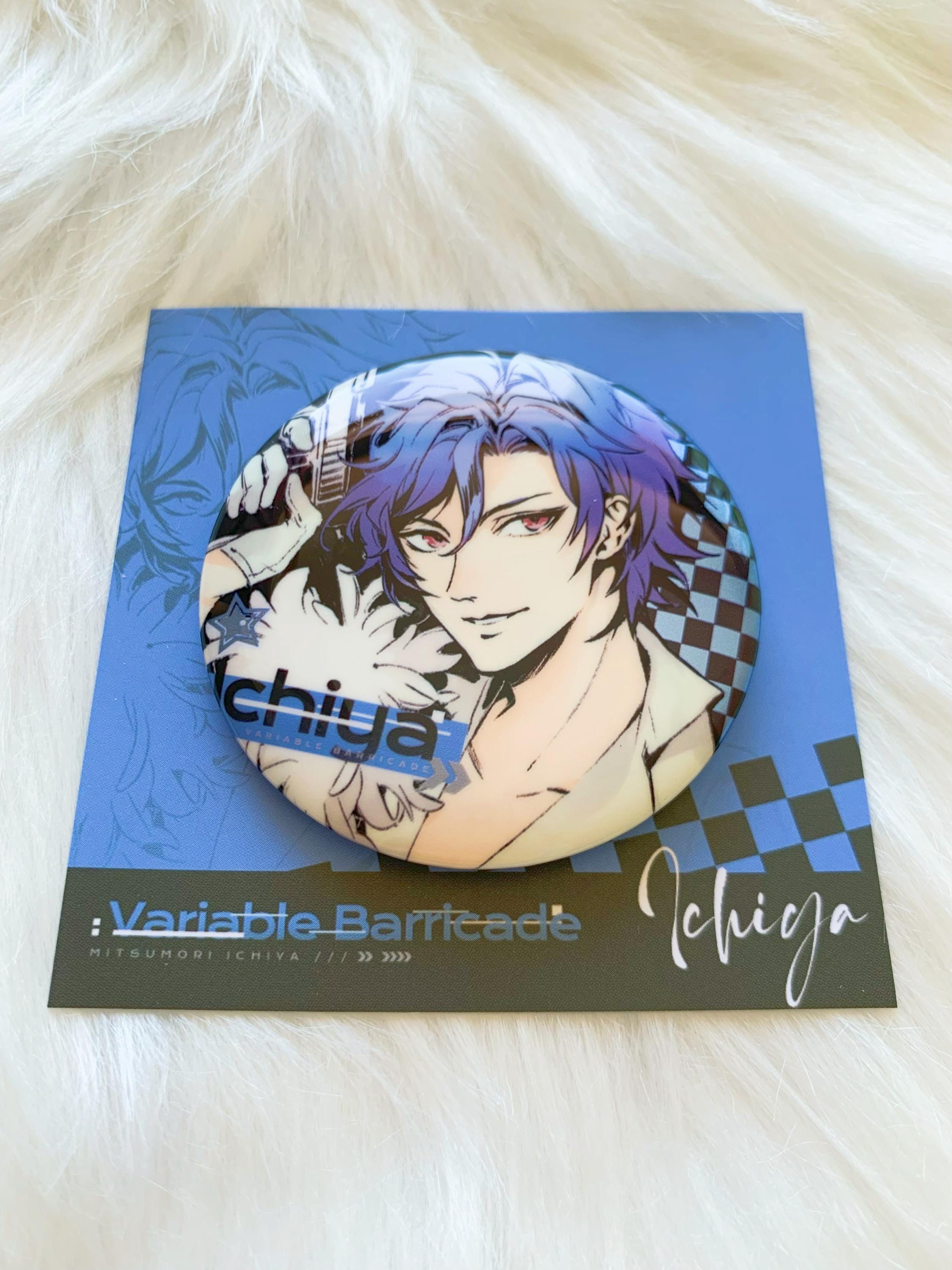 Variable Barricade Badge Pin Button of Hibari Nayuta Shion Ichiya