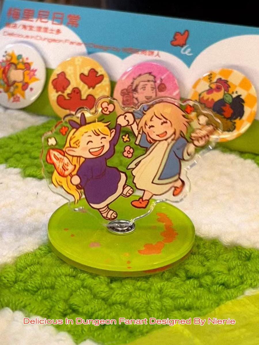 Dungeon Meshi Marcille & Falin Holding Hands and Food Happily Spinning ...