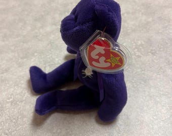 Extremely RARE 1st Edition Princess Diana Ty Beanie Bear