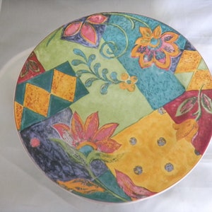 Mikasa - Studio Nova Jamaica Pattern HG235 – SALAD PLATE - Set Of SEVEN (7)