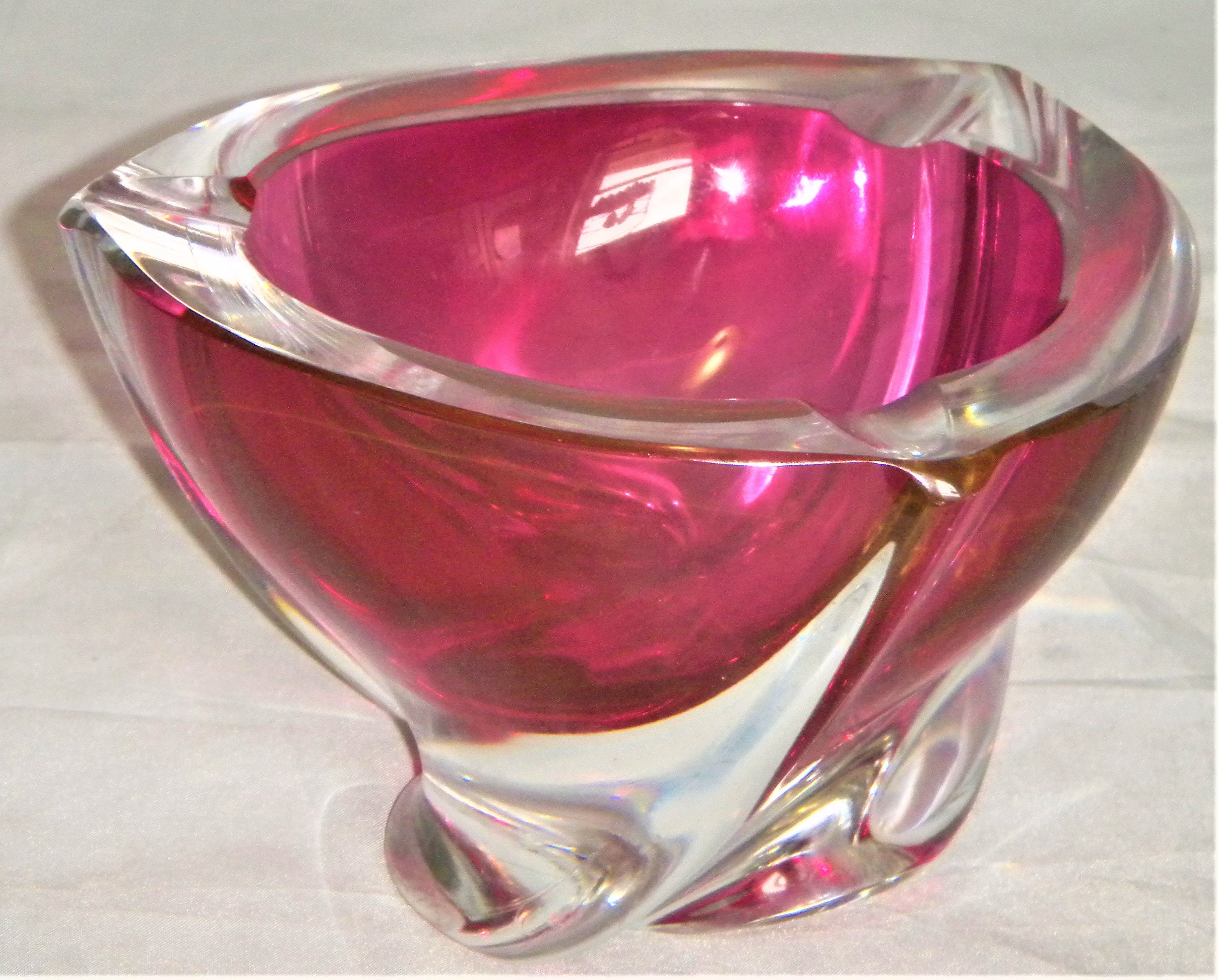 val saint lambert クリスタル　置物 Vintage crystal vase val saint Lambert 25 cm