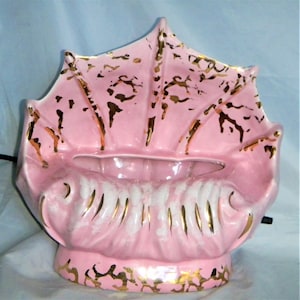 PREMCO PINK CONCH Shell T V Lamp – 1950’s – M C M