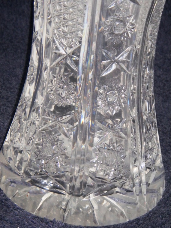 LAUSITZER BLEIKRISTALL クリアカット 鉛クリスタル 砂時計型花瓶