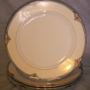 NORITAKE Fine China - CORTEZ - Dinner Plate 10 inch - Priced and Sold As A Set Of 4