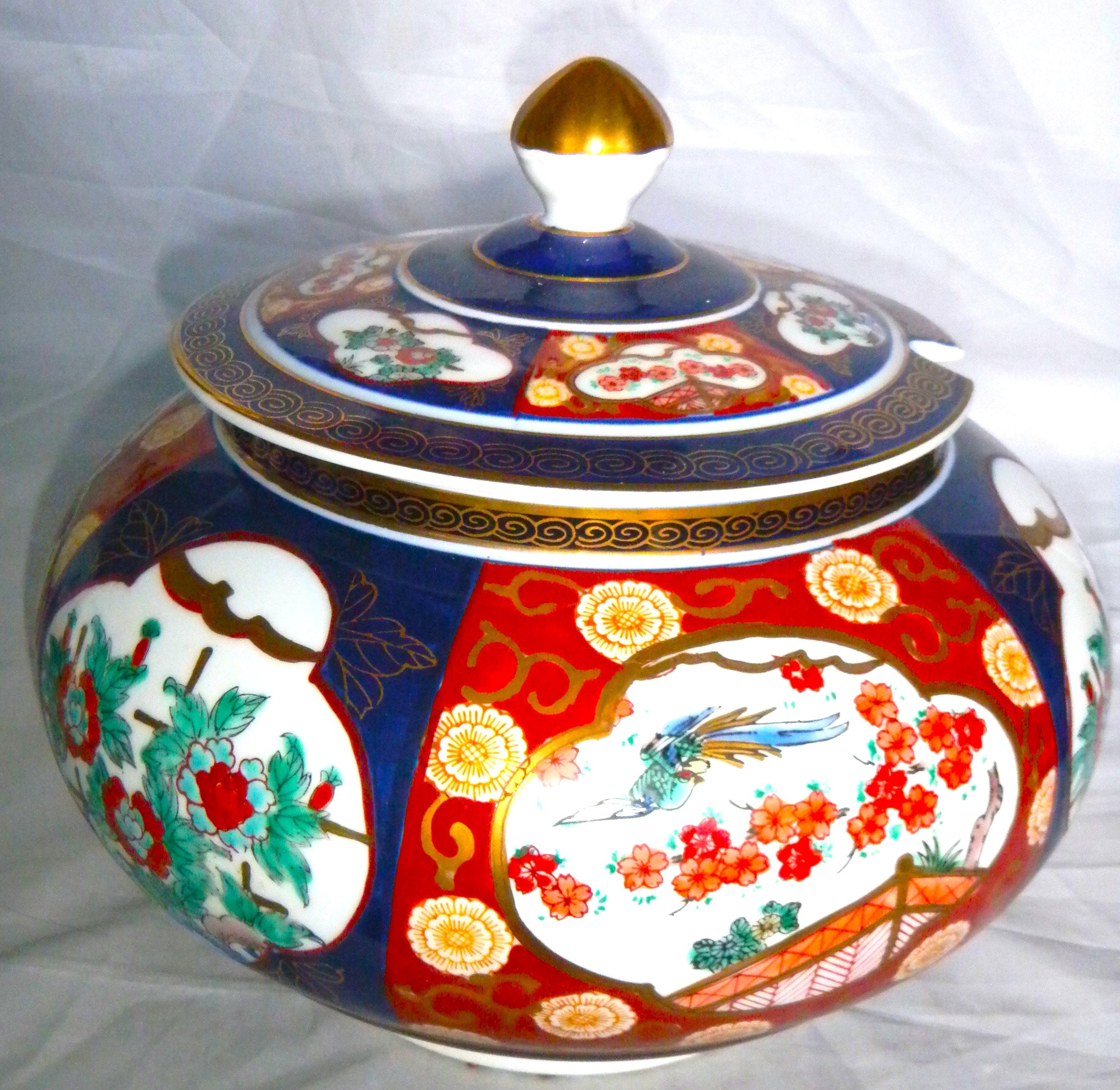 イギリス　アンティーク　IMARI イマリ　花柄陶磁器プレート 6枚セット Vintage Imari Ware Plate Japan 6 1/2