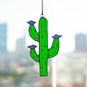 Handmade Glass Succulents,Stain Glass Glass Plants, Fused Glass Succulents, Stained Glass, Cactus Lover,Artificial House Plant Decoration