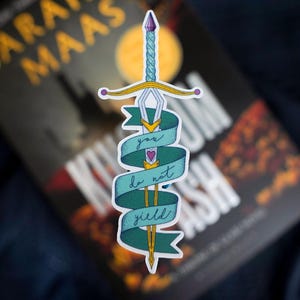 Throne Of Glass Sticker | TOG Sticker | Sarah J Maas Sticker | Aelin Galathynius Sticker | Bookish Sticker | SJM Sticker | You Do Not Yield