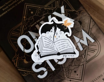 Dragon Sticker: Fourth Wing Bookish Kindle Laptop Decal
