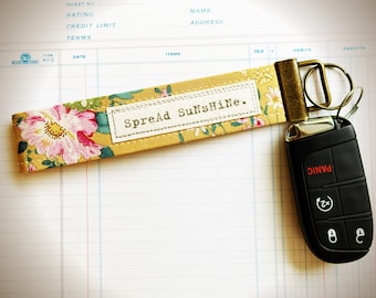 Words Matter Key Fob (wristlet )