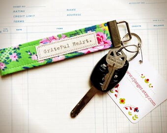 Words Matter Key Fob (wristlet )