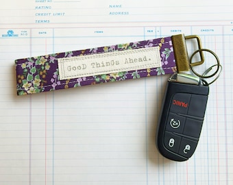 Words Matter Key Fob (wristlet )